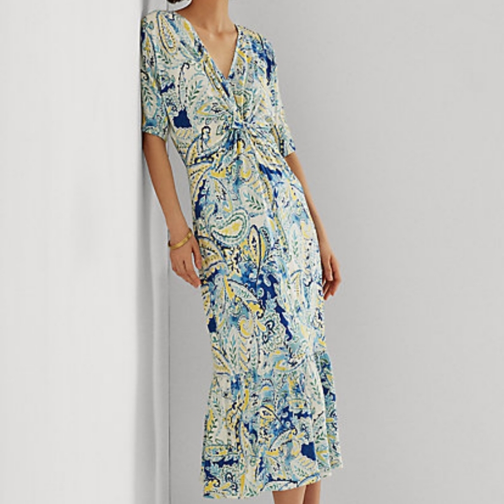 Ralph Lauren - Paisley Jersey Dress
